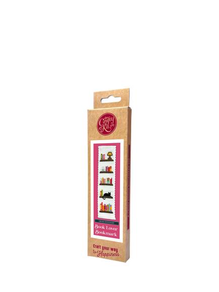 The Crafty Kit Company Booklovers Bookmark Cross Stitch Kit - view 2, Multi