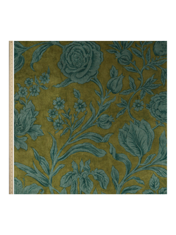 Liberty London Sambourne Vine Velvet Furnishing Fabric, Kelp - view 2, Kelp