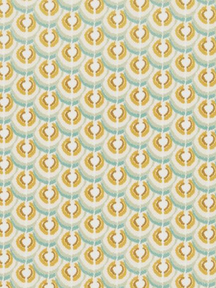 Liberty London Scallop Spot Furnishing Fabric, Fennel
