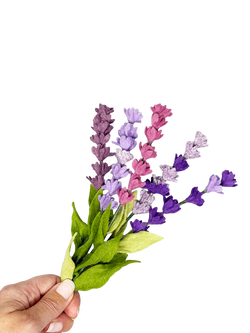 The Crafty Kit Company Felt Lavender Flowers Sewing Kit, Multi