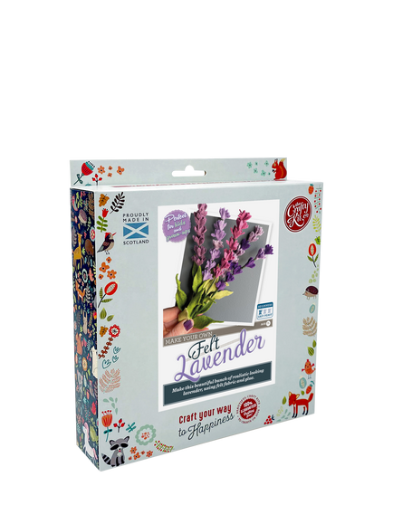 The Crafty Kit Company Felt Lavender Flowers Sewing Kit - view 2, Multi