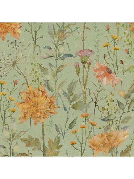 Voyage Delamere Furnishing Fabric, Sage