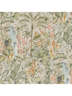 Voyage Elysian Canopy Furnishing Fabric, Green, Green