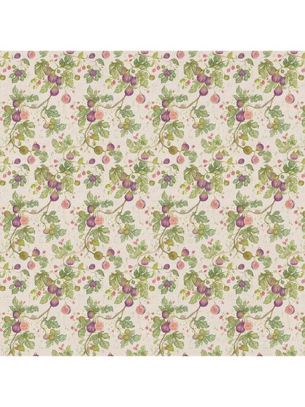 Voyage Fig Gardens Furnishing Fabric, Cream - view 2, Cream