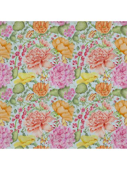 Voyage Idalia Furnishing Fabric - view 2, Duck Egg Blue