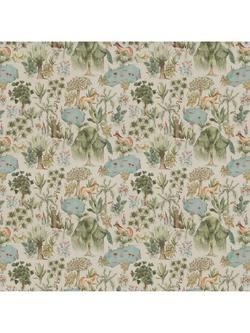 Voyage Jungle Serene Furnishing Fabric, Green - view 2, Green