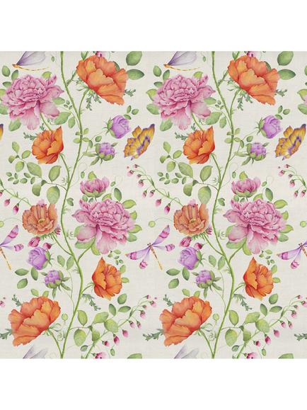 Voyage Maisie Furnishing Fabric - view 2, Fuchsia