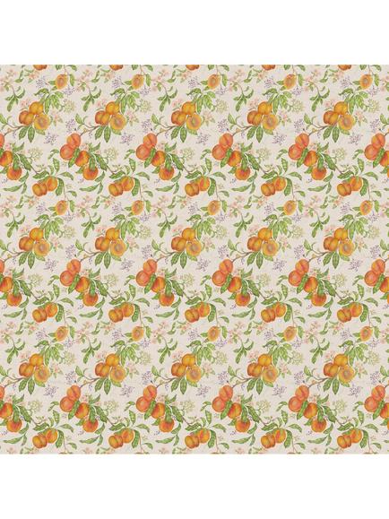 Voyage Peach Harvest Furnishing Fabric, Cream - view 2, Cream