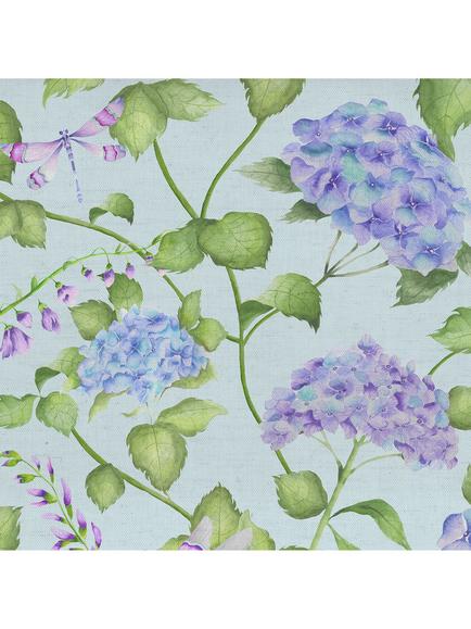 Voyage Sylvana Furnishing Fabric, Duck Egg Blue