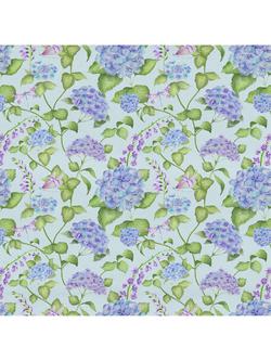 Voyage Sylvana Furnishing Fabric - view 2, Duck Egg Blue