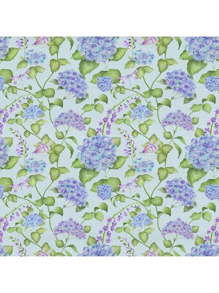 Voyage Sylvana Furnishing Fabric - view 2, Duck Egg Blue