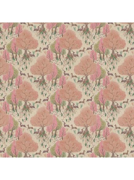 Voyage Willow Woods Furnishing Fabric, Blush