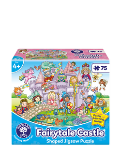 Orchard Toys Fairytale Castle Shaped Floor Jigsaw Puzzle, 75 Pieces, Multi