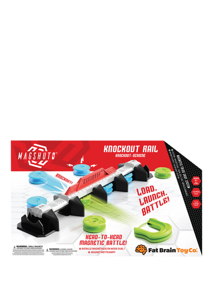 TOMY Magshuto Knockout Rail Magnetic Battle Game, Multi