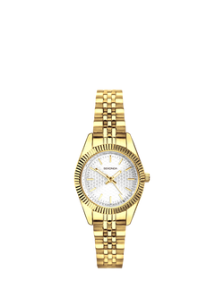 Sekonda 40729 Women's Francis Bracelet Strap, Gold, Gold