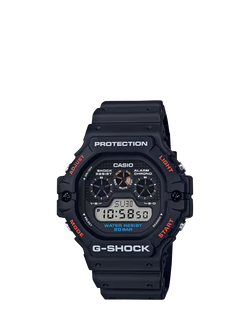 Casio DW-5900U-1ER Men's Octagonal G-SHOCK Anti Slip Strap Watch, Black, Black