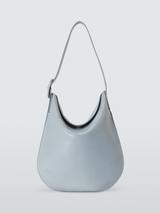 John Lewis x REJINA PYO Leather Large Hobo Belt Strap Shoulder Bag, Grey