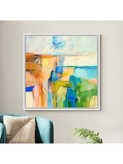 John Lewis Alex Ebdon 'Sand Dunes' Framed Canvas Print, 86 x 86cm - view 2, Multi