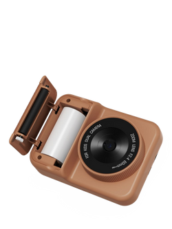 The Zoofamily Print Bear Camera, Brown - view 2, Brown