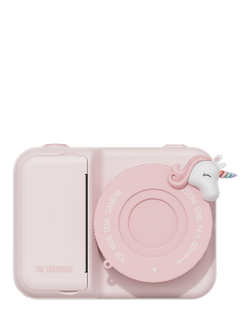 The Zoofamily Print Unicorn Camera, Pink, Pink