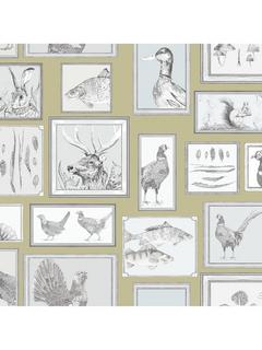 Voyage Sylva Wallpaper, Mustard