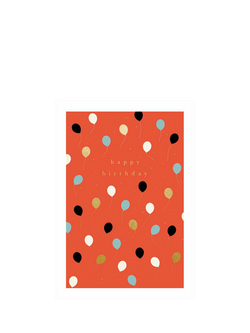 Woodmansterne Balloons Birthday Card, Multi