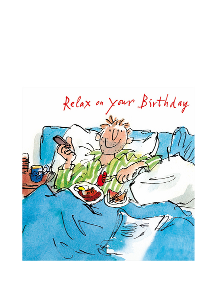Woodmansterne Breakfast In Bed Birthday Card, Multi