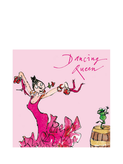 Woodmansterne Flamenco Dancer With Frog Birthday Card, Multi