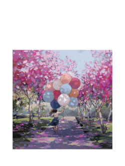 Woodmansterne Girl In The Park Birthday Card, Multi