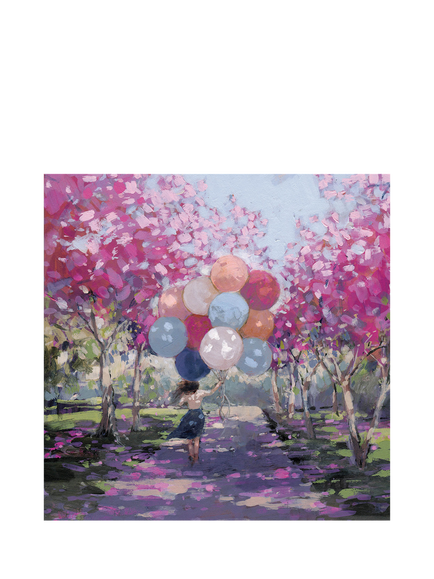 Woodmansterne Girl In The Park Birthday Card, Multi