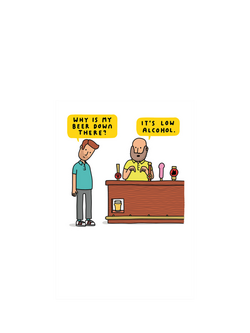 Woodmansterne Man At The Pub Blank Greeting Card, Multi