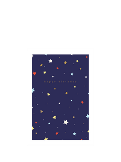Woodmansterne Pattern Of Stars Birthday Card, Multi