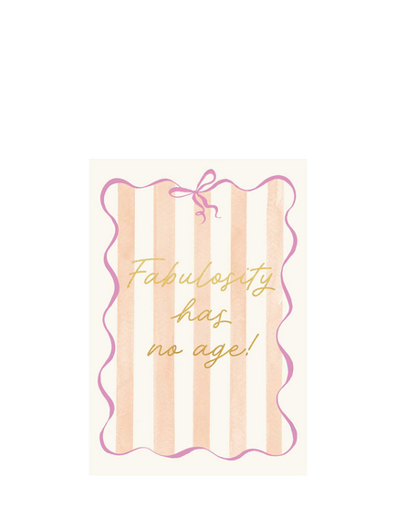 Woodmansterne Scalloped With Ribbon Birthday Card, Multi