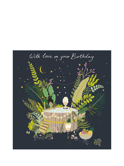 Woodmansterne Spa Day Birthday Card, Multi