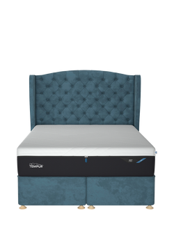 TEMPUR® OUTLET Suffolk Divan Base, Double, Like New, Teal, Teal