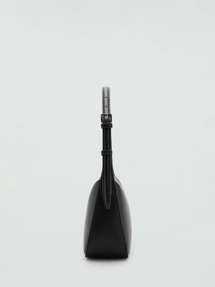 Mango Denia Zipped Shoulder Bag, Black - view 2, Black