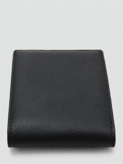 Mango Classic Foldover Wallet - view 2, Black