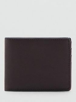 Mango Classic Foldover Wallet, Brown