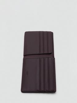 Mango Classic Foldover Wallet - view 2, Brown