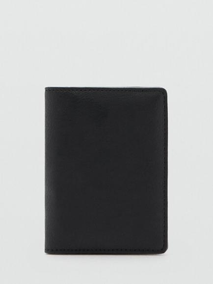 Mango Bifold Cardholder, Black, Black