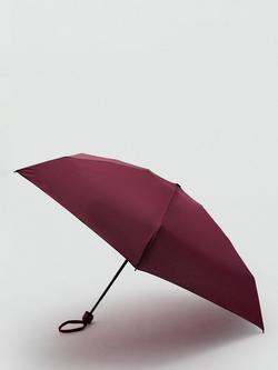 Mango Mini Umbrella, Dark Red, Dark Red