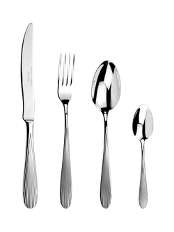 Arthur Price Sophie Conran for Arthur Price Dune Cutlery Set, 34 Piece/8 Place Settings, Silver