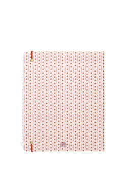 Papier Ikat Stripe Planner, Pink - view 2, Pink