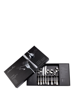 Arthur Price Camelot Stainless Steel Cutlery Set, 58 Piece/8 Place Settings - view 2, Silver