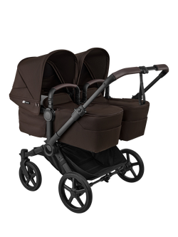 Bugaboo Donkey 6 Twin Carrycot - view 2, Cocoa Brown