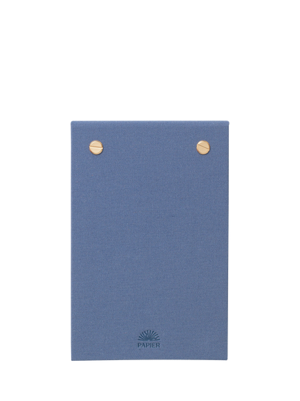 Papier Solar Power Notepad, Denim - view 2, Denim