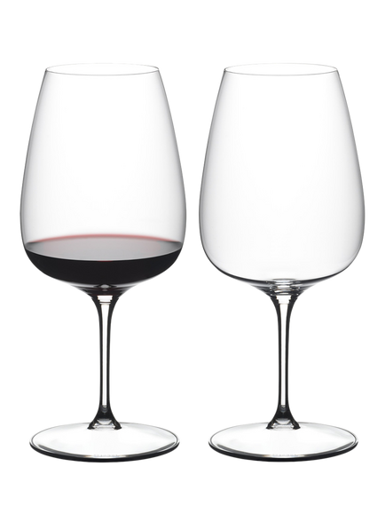 RIEDEL GRAPE Crystal Glass Cabernet/Merlot Wine Glass, Set of 2, 830ml, Clear, Clear