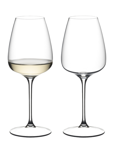 RIEDEL GRAPE Crystal Glass White Wine Glass, Set of 2, 550ml, Clear, Clear