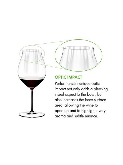 RIEDEL Performance Crystal Glass Pinot Noir Wine Glass, Set of 2, 830ml, Clear - view 2, Clear