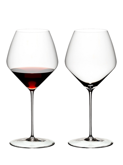 RIEDEL Veloce Crystal Glass Pinot Noir/Nebbiolo Wine Glass, Set of 2, 763ml, Clear, Clear